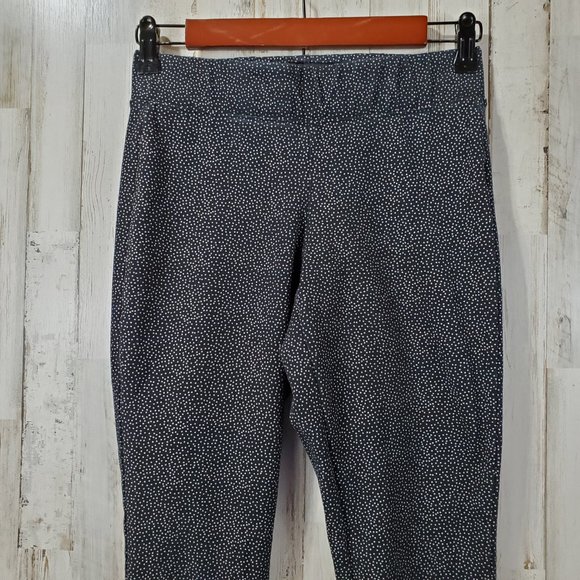 5/$25 Old Navy Womens Leggings XS Black Polka Dot Stretch Q3 - Picture 2 of 5